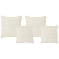 Zierkissenset Vouge Creme, 4 Stück, B: 42 Cm - Creme, KONVENTIONELL, Textil (42/53/42/53cm) - Livetastic