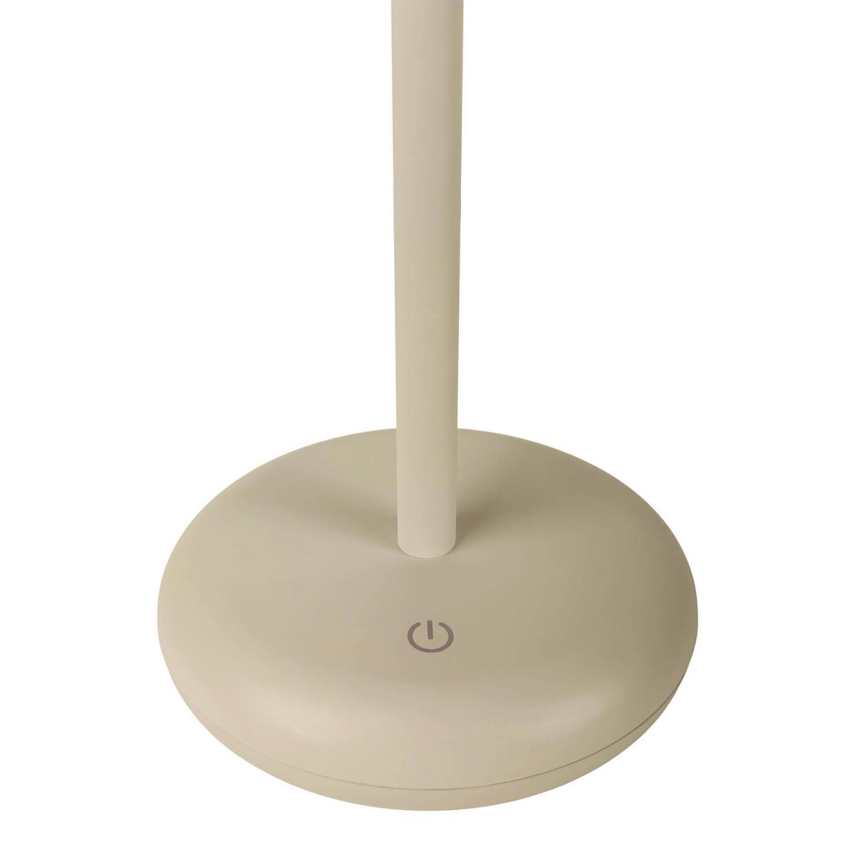 Akku-Tischleuchte 3198711 - Beige, Design, Kunststoff/Metall (10.5/11/26cm) - Näve