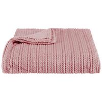 Kuscheldecke Angela - Terracotta, MODERN, Textil (180/220cm) - Luca Bessoni