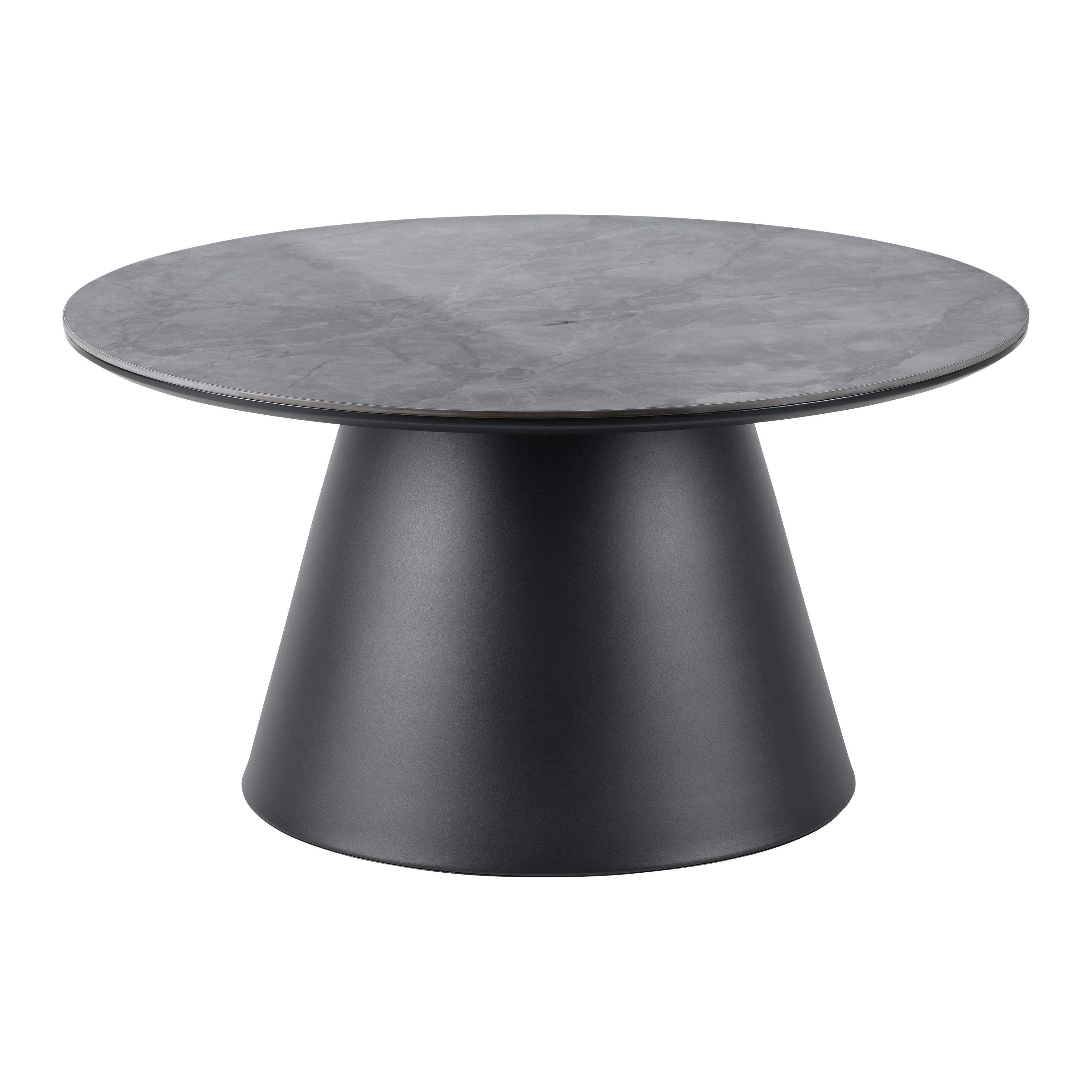 KONFERENČNÝ STOLÍK AXEL - čierna/sivá, Design, kov/kompozitné drevo (80/40/80cm) - Mömax