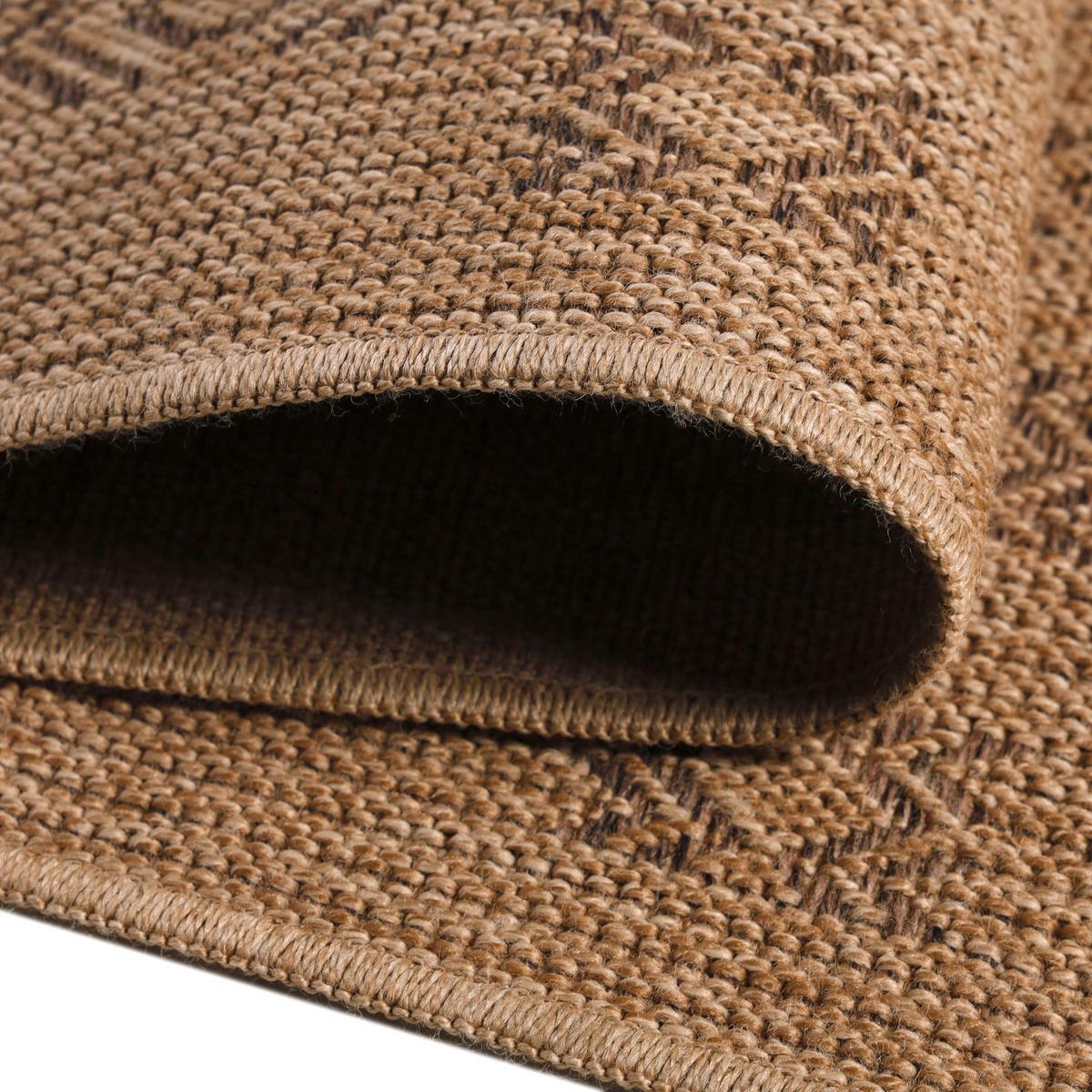 Outdoorteppich Dhaka - Beige, Basics, Textil (140/200cm) - Novel