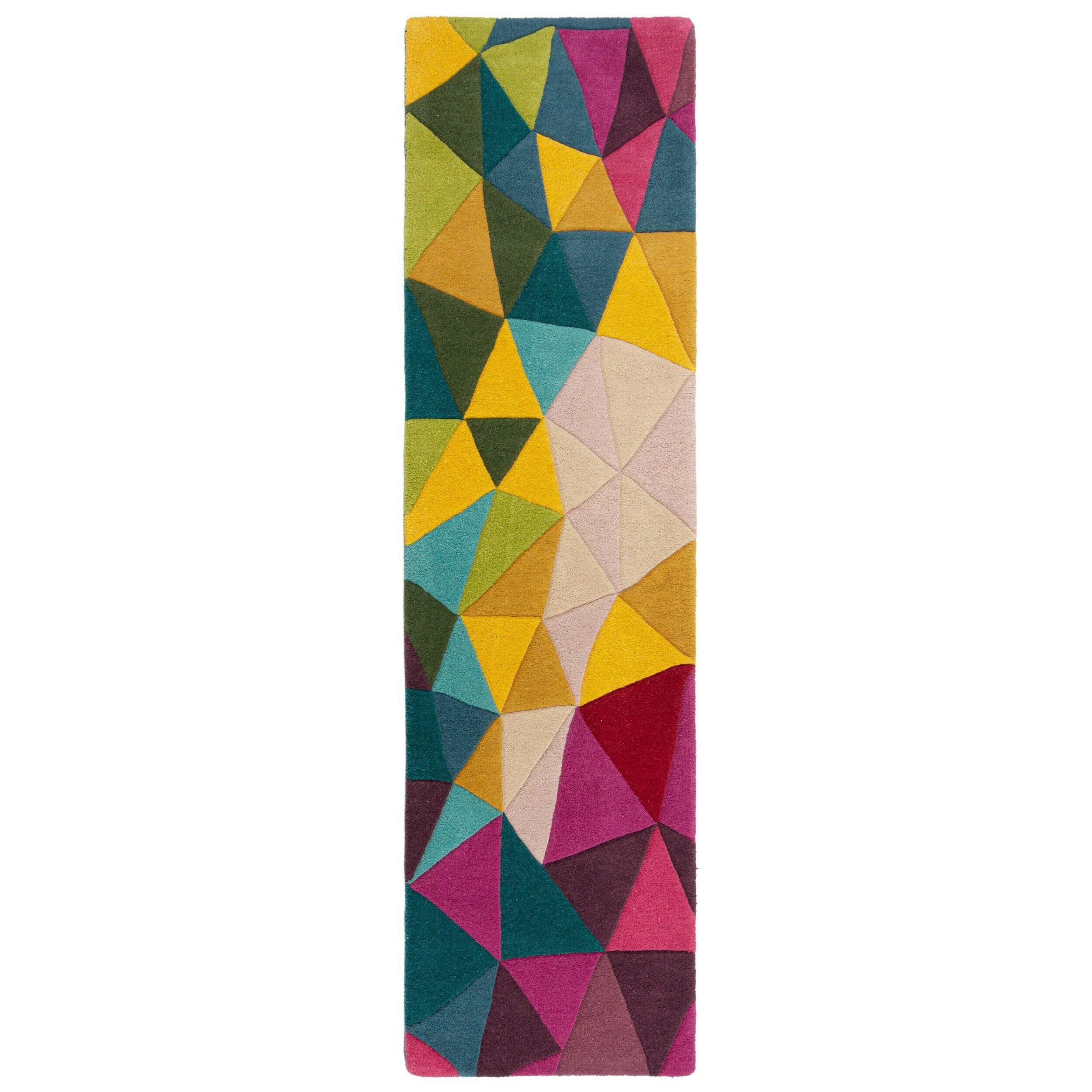 Wollteppich Multicolor 230x60 cm - Multicolor, Basics, Textil (230/60cm)