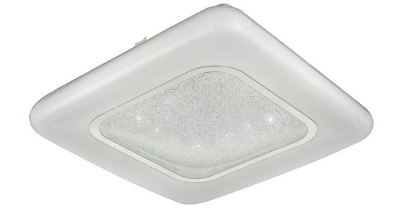 LED-Deckenleuchte Wilhelm L: 30 cm mit Kristalleffekt - MODERN, Kunststoff/Metall (30/8,5cm) - Luca Bessoni