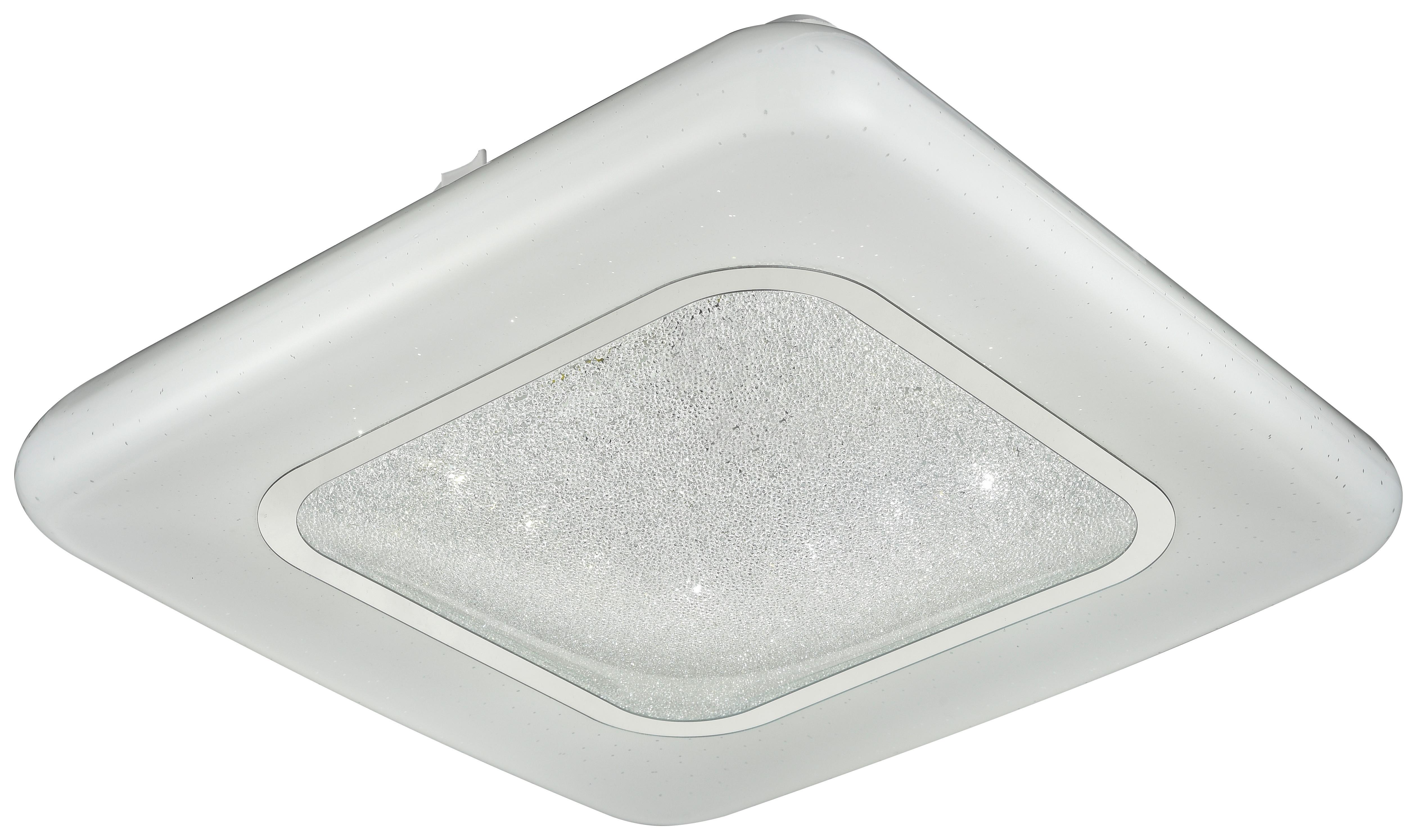 LED-Deckenleuchte Wilhelm L: 30 cm mit Kristalleffekt