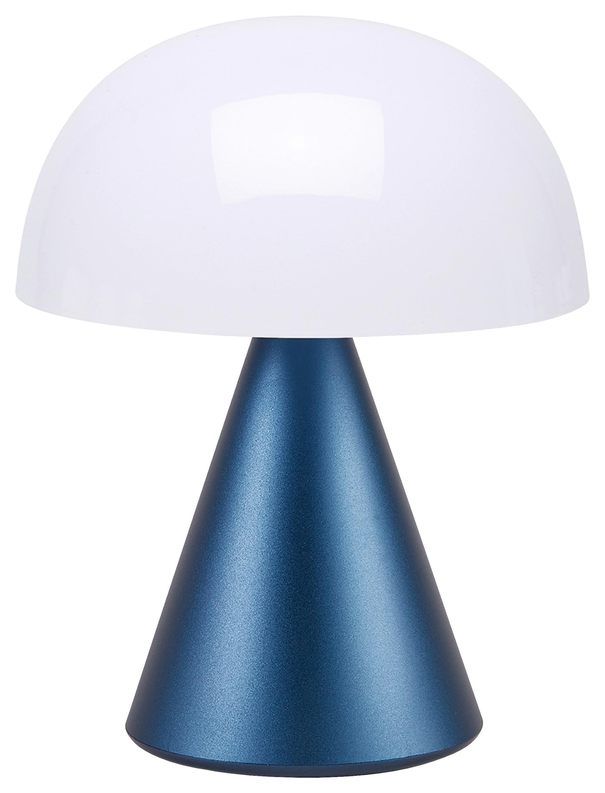 Akku-tischleuchte Lexon Mina L - Dunkelblau, Design, Kunststoff/Metall (14/17/14cm)