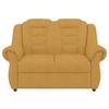 2-sitzer-sofa Boston Gelb Chenille - Gelb/Schwarz, KONVENTIONELL, Textil (145/102/101cm) - Livetastic