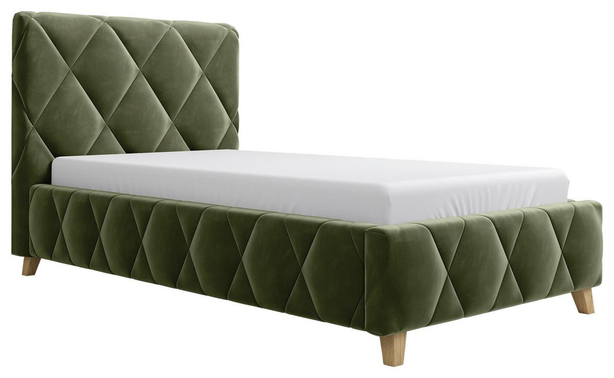 Polsterbett Trivio 100x200 cm Olivgrün - Olivgrün, MODERN, Holz/Holzwerkstoff (100/200cm) - MID.YOU