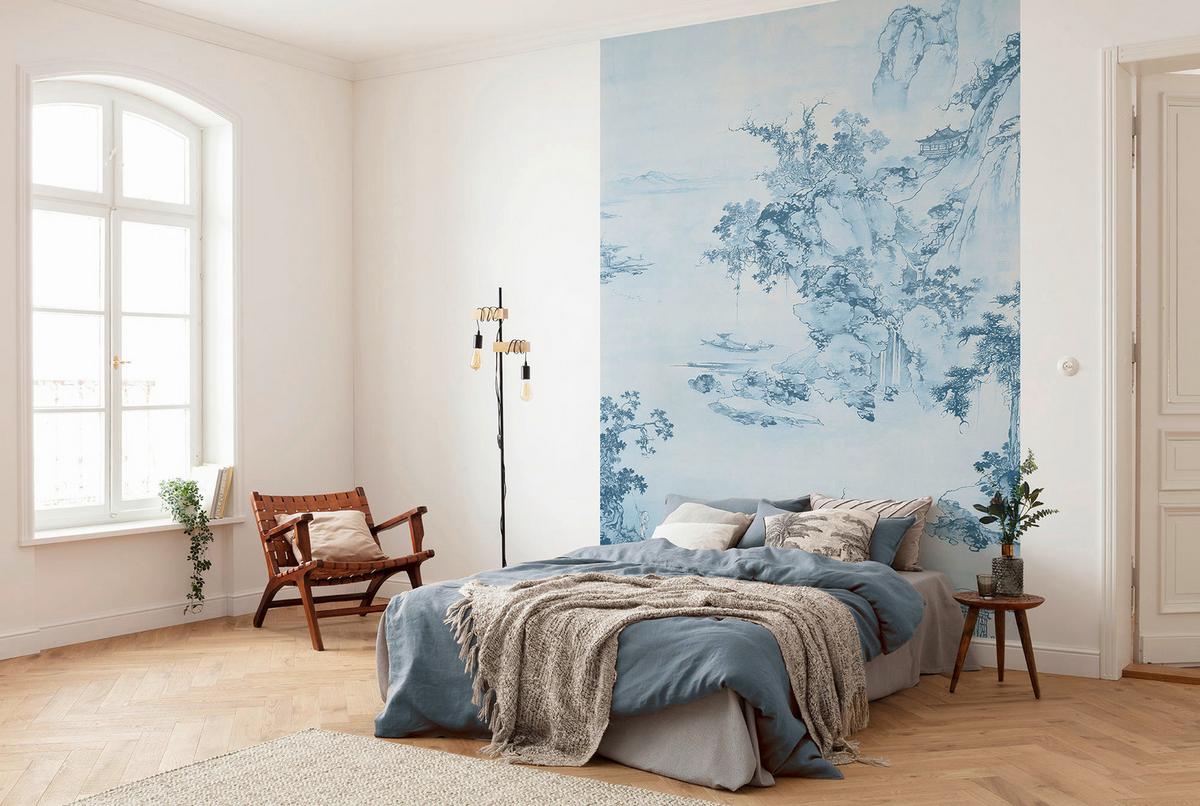 Fototapete Blue China - Blau, Trend (200/280cm)