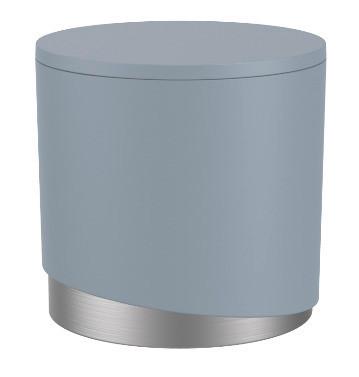 Organizér na kosmetiku Chris - antracitová, Moderní, kov/plast (12/10,1cm) - Premium Living