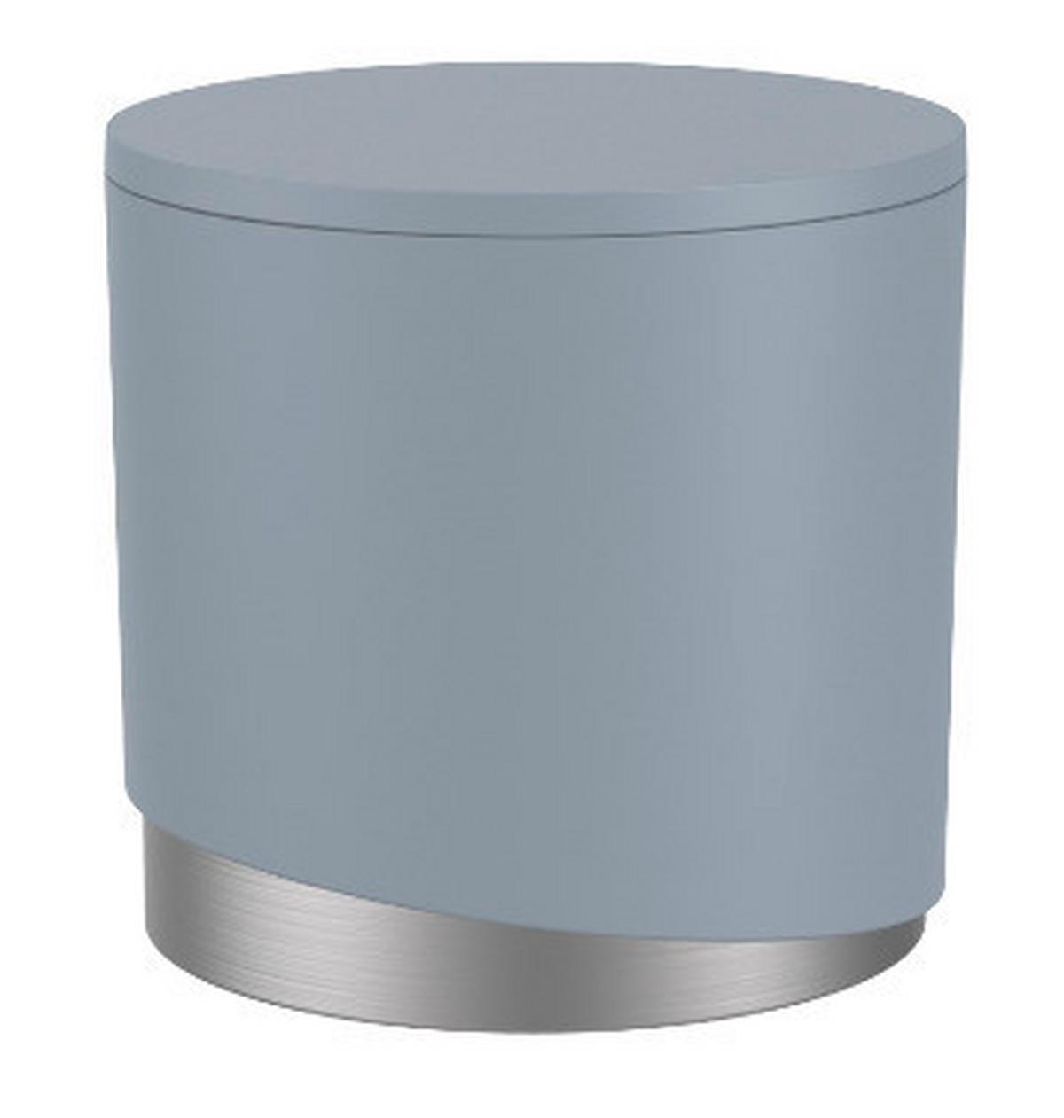 Organizér na kosmetiku Chris - antracitová, Moderní, kov/plast (12/10,1cm) - Premium Living