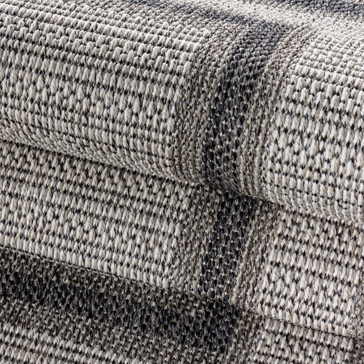 Flachwebeteppich Aruba - Creme, Design, Textil (60/100cm)