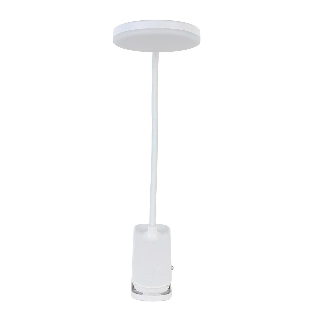 Íróasztallámpa Lida - fehér, Modern, műanyag/fém (12/10/45cm) - Luca Bessoni