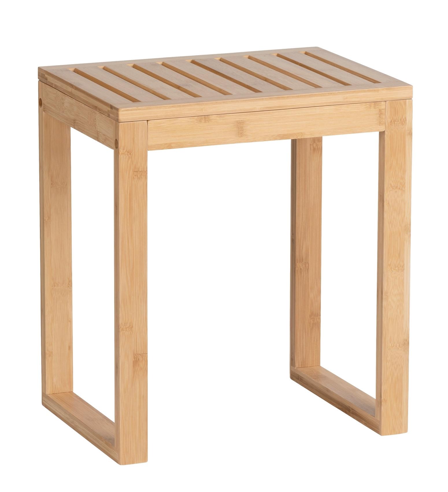 TABURET BAMBUSA -SB- - přírodní barvy, Konvenční, přírodní materiály (40/30/46cm) - Mömax