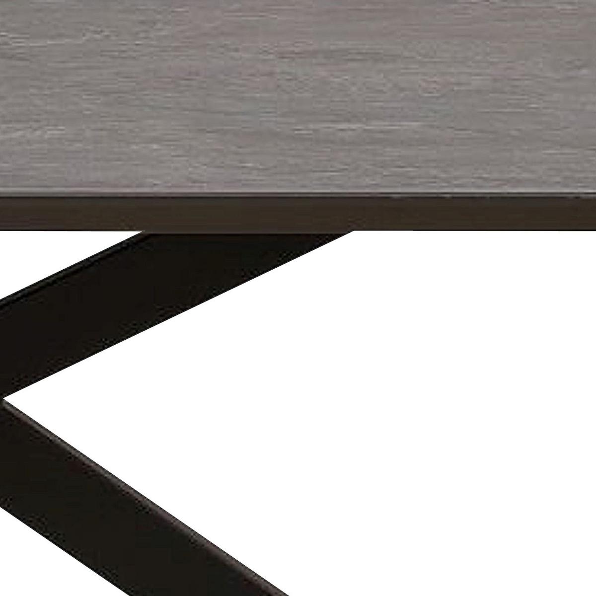 Esstisch Steve 1 180x90 Cm Schwarz - Schwarz, MODERN, Keramik/Holzwerkstoff (180/76/90cm)