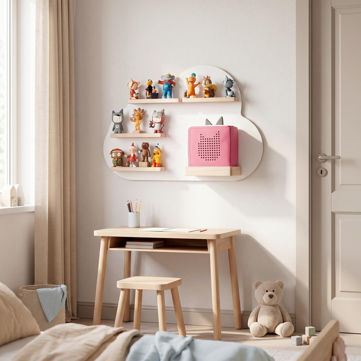 Kinderregal Boarti Weiß B: 48 cm - Weiß, MODERN, Holzwerkstoff (48/35/19cm) - Livetastic