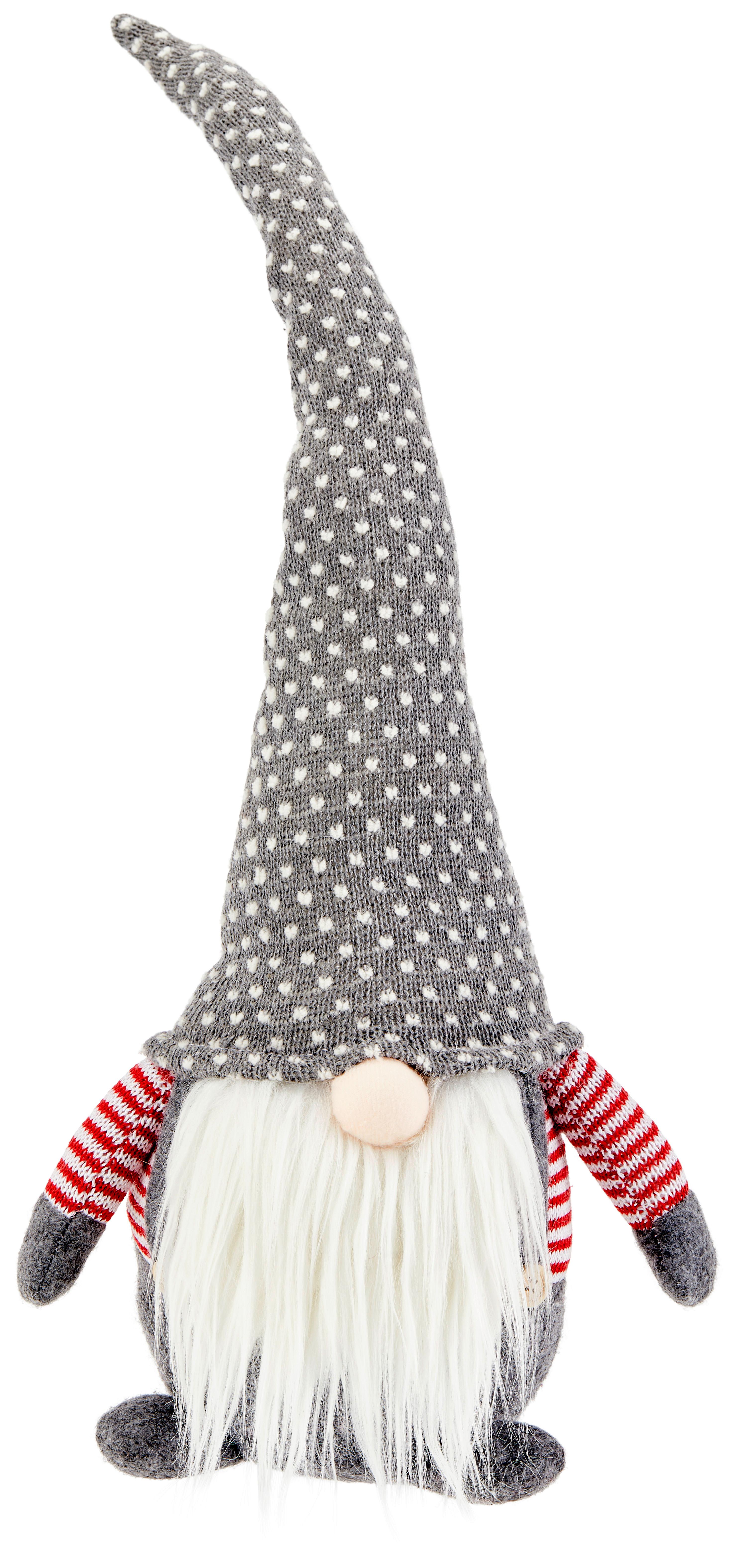 Manó Reimund - piros/szürke, Basics, textil (24/16/60cm) - Ondega