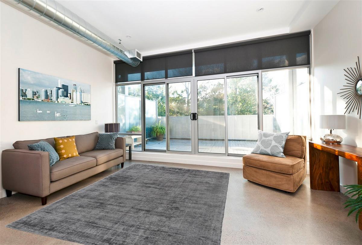 Teppich Anthrazit, Grau, ca. 80x150 cm - Anthrazit/Grau, Basics, Textil (80/150cm) - Kayoom