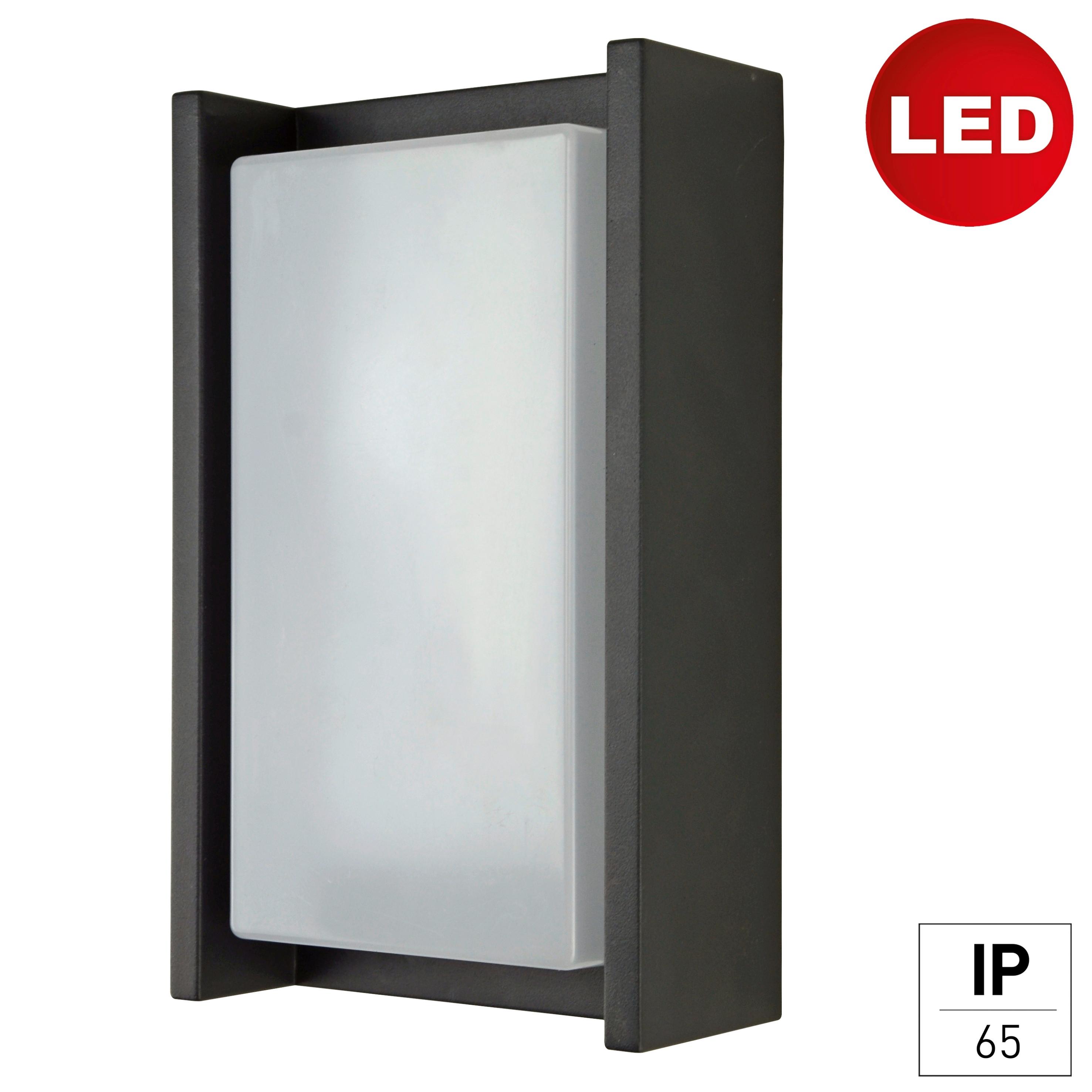 AUSSENWANDLEUCHTE 2528000051696 CETUS - Anthrazit/Schwarz, KONVENTIONELL, Metall (14,5/7/24cm)