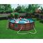 Stahlrahmenpool Set Steel Swim Vista Ø 488 X H 122 cm - Braun, MODERN, Kunststoff/Metall (488/122cm) - Bestway Stahlrahmenpool Set Steel Swim Vista Ø 488 X H 122 cm - Braun, MODERN, Kunststoff/Metall (488/122cm) - Bestway