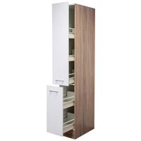 POTRAVINOVÁ SKŘÍŇ SAMOA  AHS 30 - bílá/Sonoma dub, Konvenční, kompozitní dřevo/plast (30/200/57cm)
