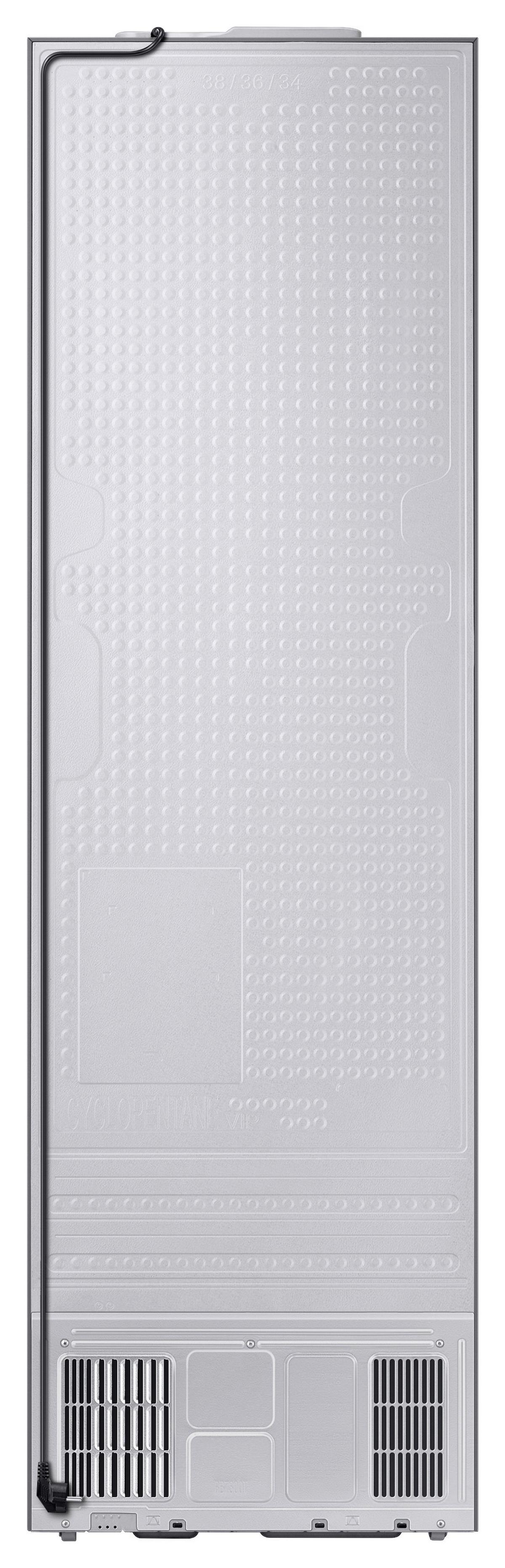 Kühl-gefrier-kombination Rb38c607ab1/ef - Schwarz, Basics, Glas/Kunststoff (59,5/203/65,8cm) - Samsung