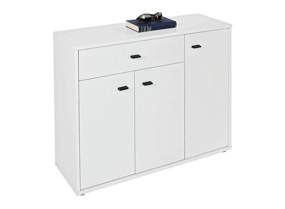 Komoda Boni - biela, Moderný, kompozitné drevo (88/70/30cm) Komoda Boni - biela, Moderný, kompozitné drevo (88/70/30cm)