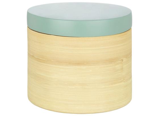 Dóza Naturelle - prírodné farby/mätovozelená, drevo (14/12cm) - Mömax modern living Dóza Naturelle - prírodné farby/mätovozelená, drevo (14/12cm) - Mömax modern living