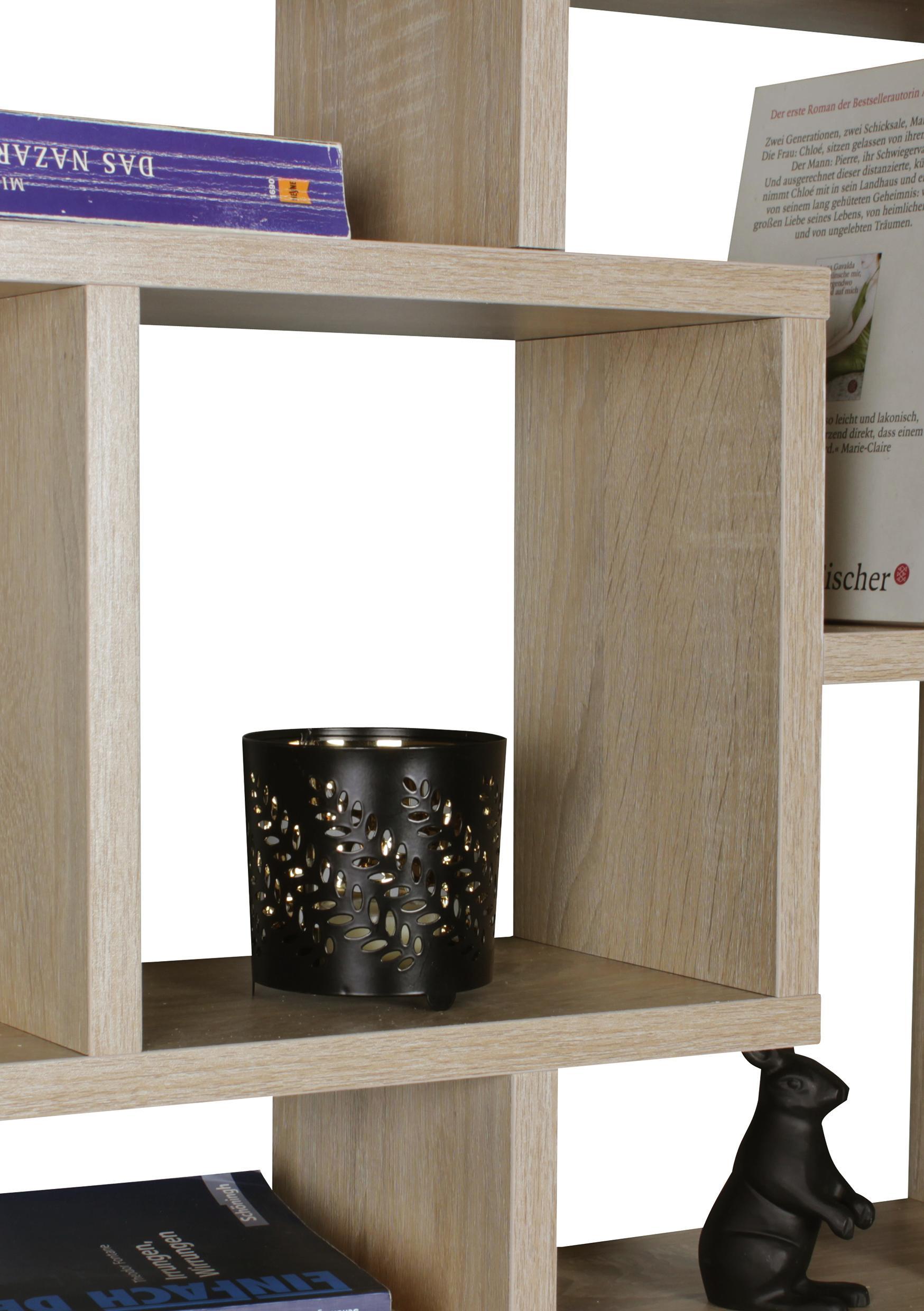 Eichefarbenes Hängeregal