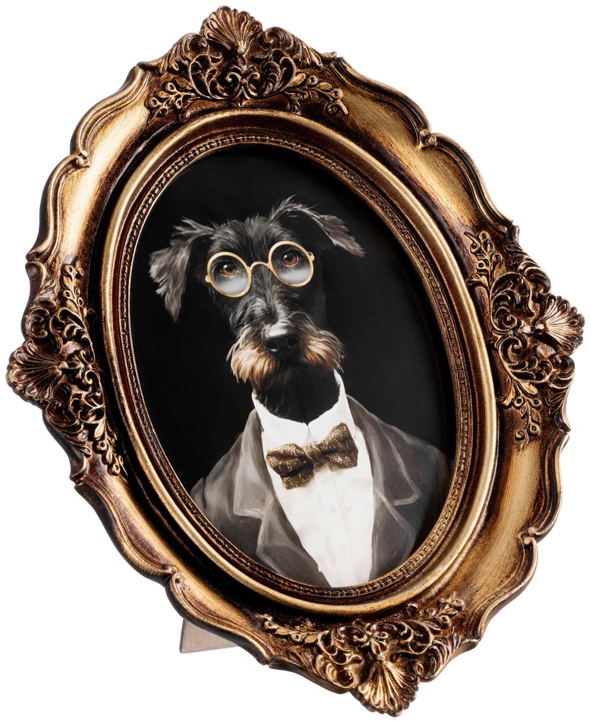 Bild Hermi - Messingfarben/Multicolor, KONVENTIONELL, Glas/Papier (21/2,4/25,5cm) - James Wood