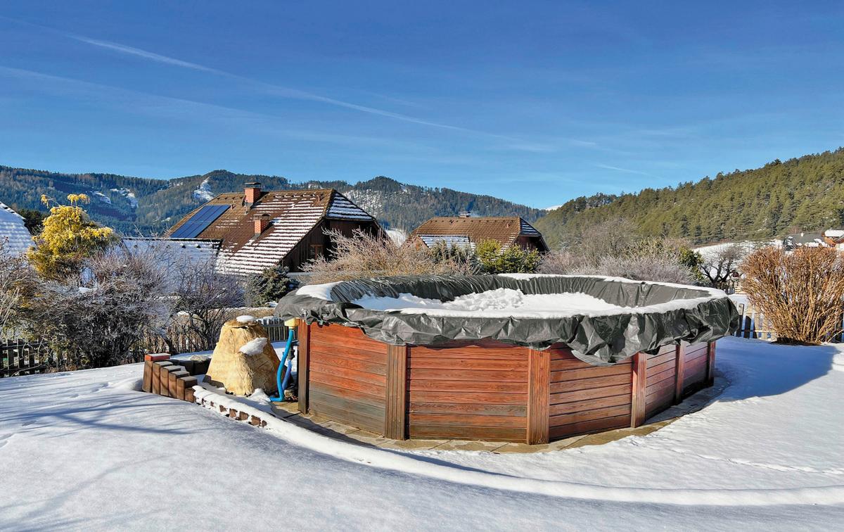 Pooldach Rund Ø 630 Cm Kunsstoff Grün - Grün, Basics, Kunststoff (600cm)