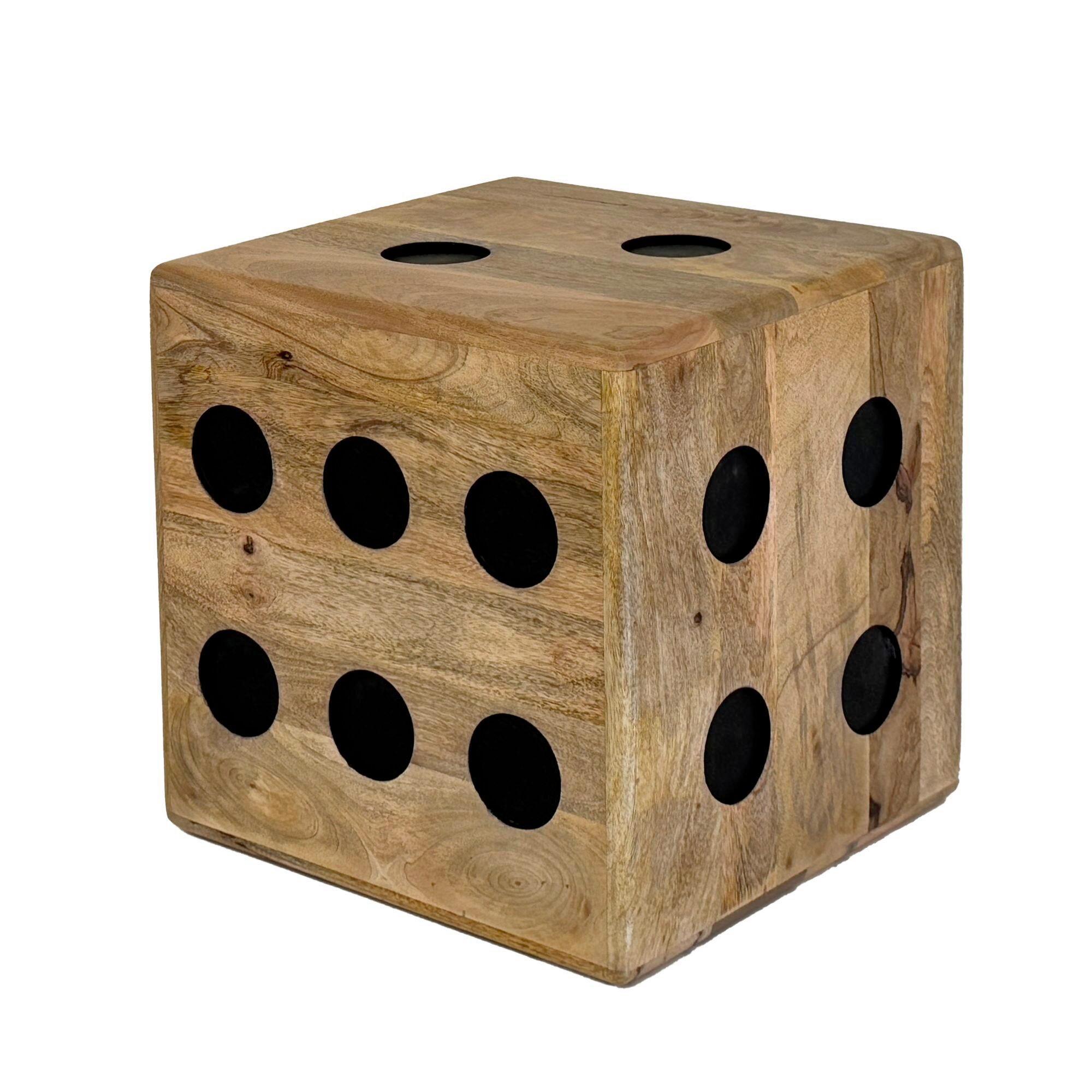 TABURET WL7.036 - hnědá, Natur, dřevo (41/41/41cm) - Livetastic
