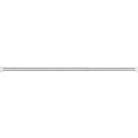 Duschvorhangstange Silber ausziehbar L: 125-220 cm - Silberfarben, Metall (125-220cmcm)
