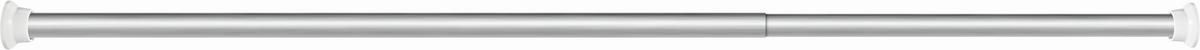 Duschvorhangstange Silber ausziehbar L: 125-220 cm - Silberfarben, Metall (125-220cmcm)
