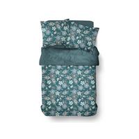 POSTEĽNÁ BIELIZEŇ Sunshine Flower 2, 200/220cm - zelená, Modern, textil (200/220cm)