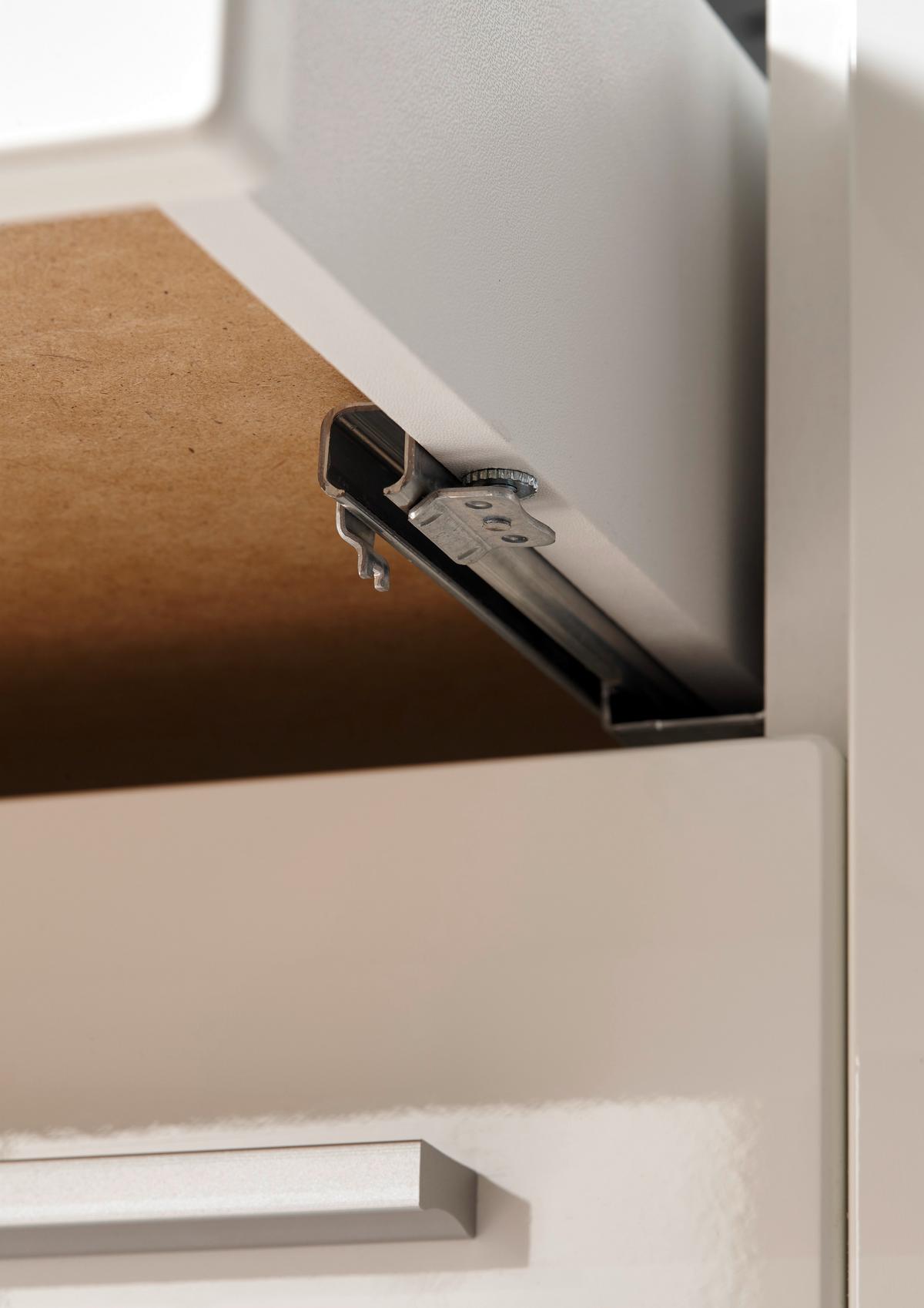 Küchenzeile Premium Mit Geräte B: 290cm Grau/weiß/eiche Dekor - Wildeiche/Eichefarben, Basics, Holzwerkstoff (290cm) - Respekta