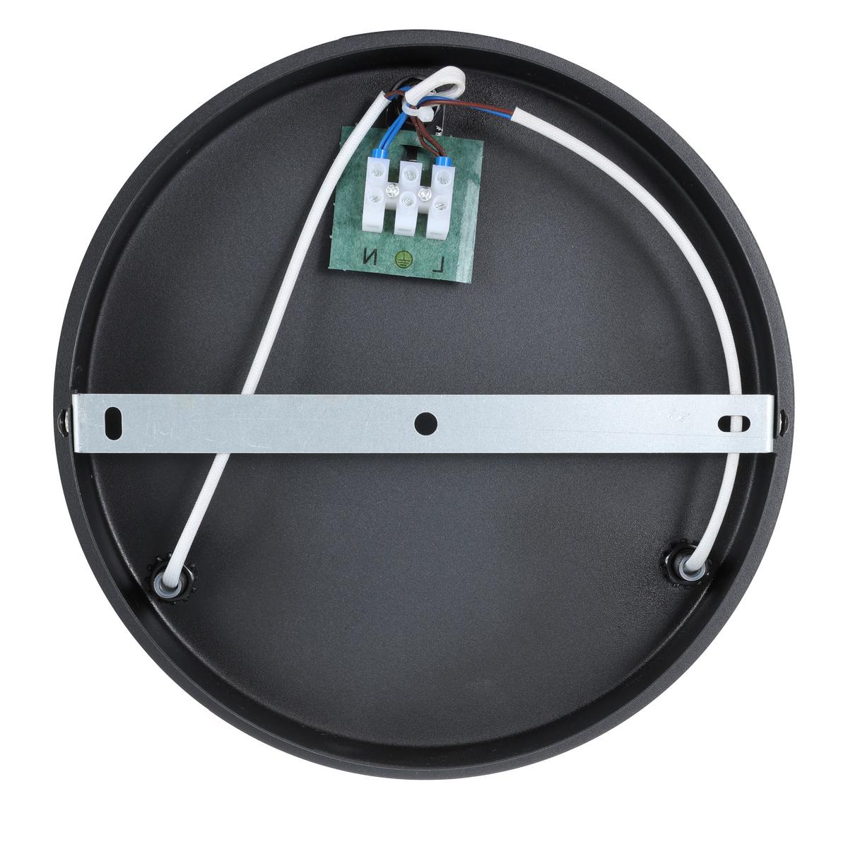 Deckenleuchte Gren - Blau/Rot, MODERN, Glas/Metall (34.5/40,5cm)