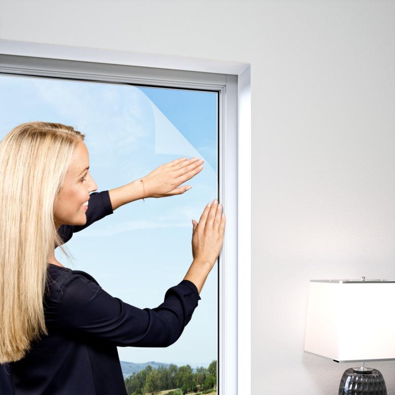 Fliegengitter Fenster 130x150 Cm Weiß - Weiß, Basics, Textil (130/150cm)