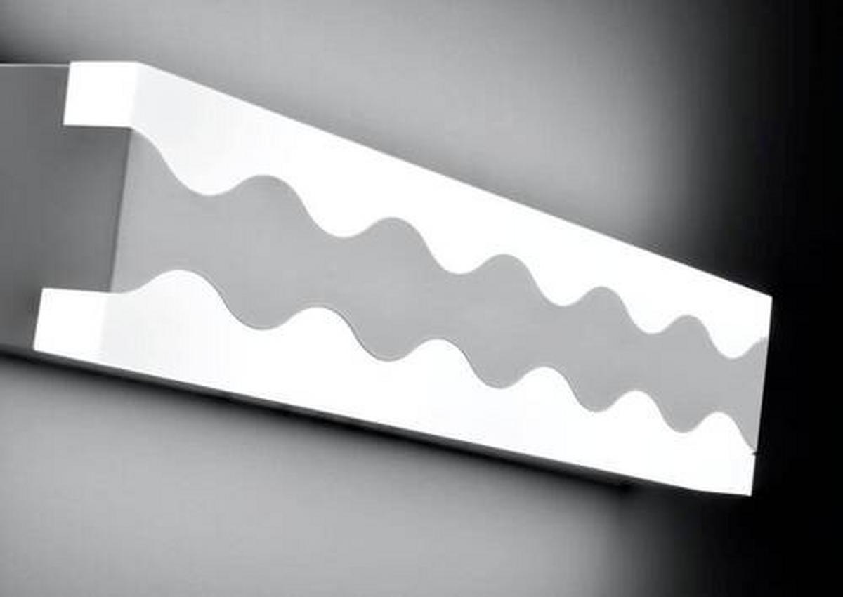 Led-wandleuchte 21-72825 Front - Weiß, Design, Metall (5/39.5/7cm)