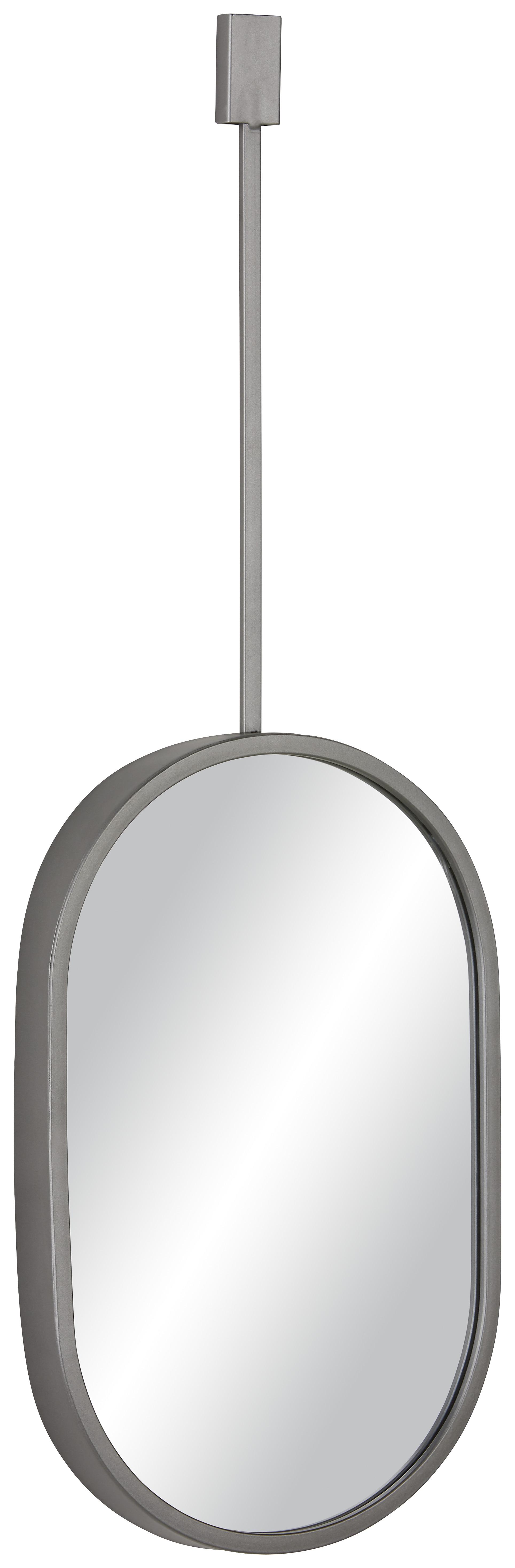 Nástenné Zrkadlo Potpourri -Trend- - sivá, Moderný, kov/sklo (25,5/76/4cm) - Modern Living