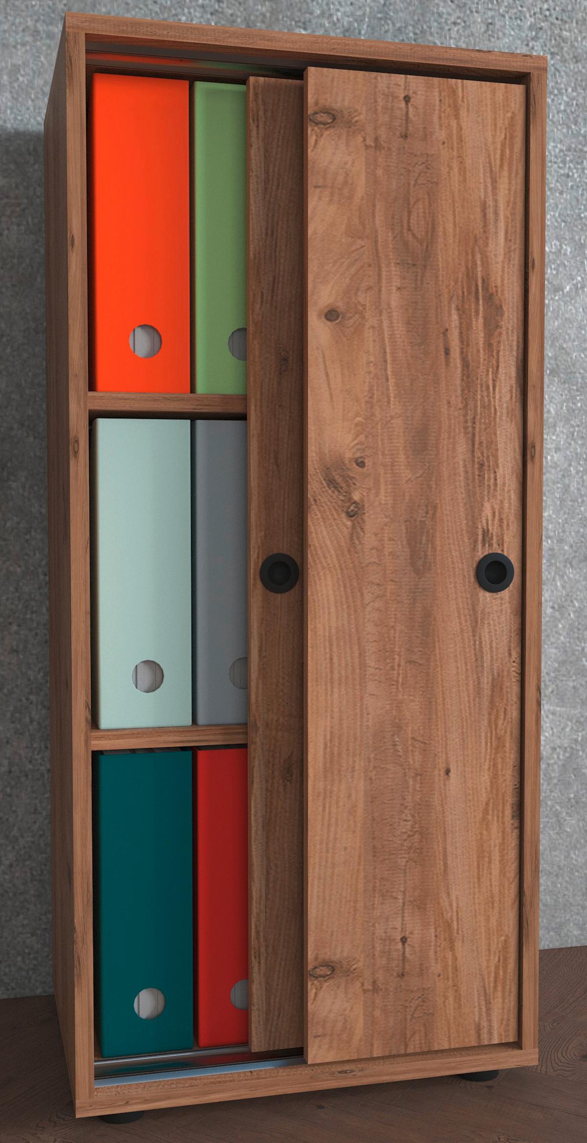 Aktenschrank Ulas Honigeiche Dekor B: 49 cm - Honigeiche, Design, Holzwerkstoff (49/109/38cm) - MID.YOU