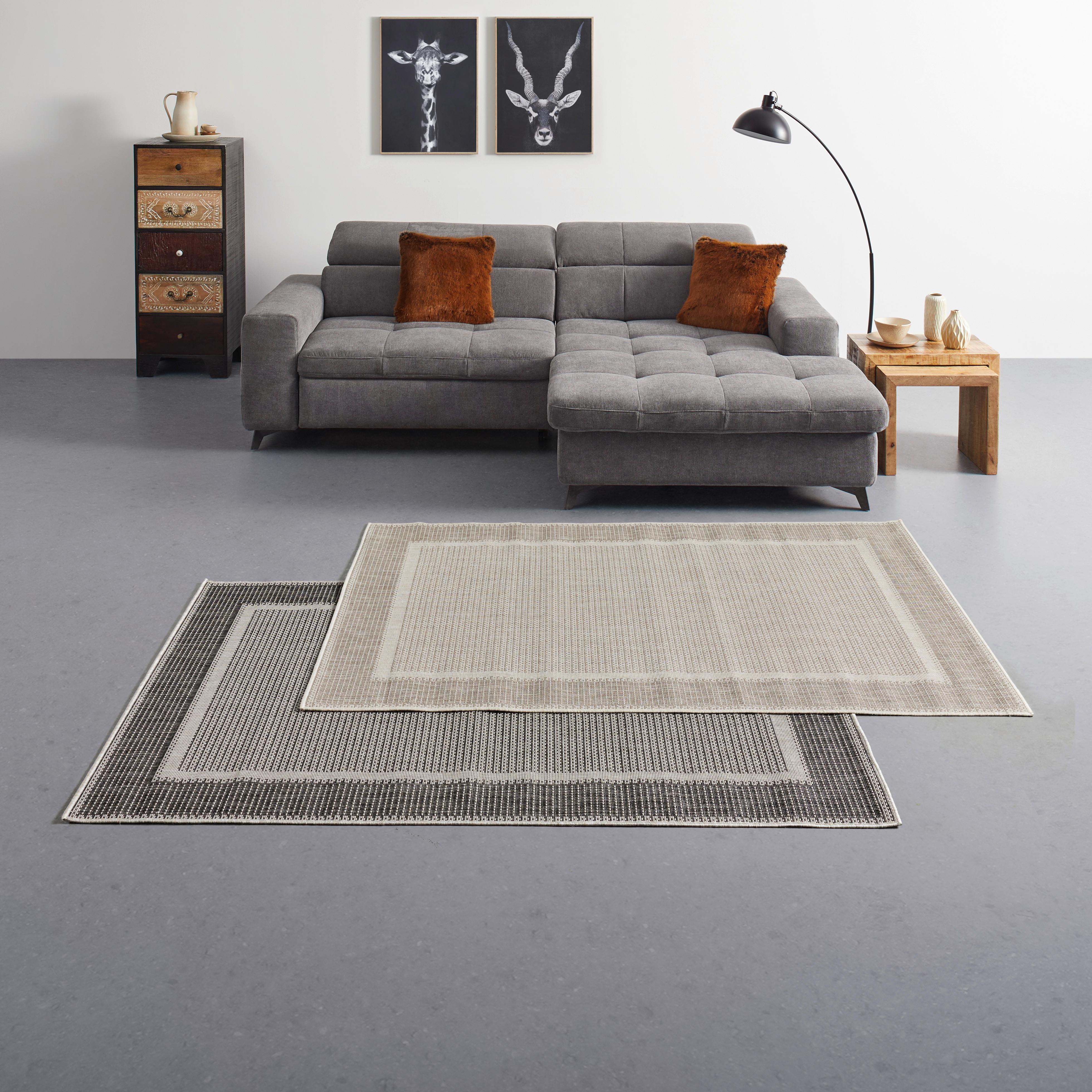 Flachwebteppich Country Beige 3 ca. 200x250cm - béžová, Konventionell, textil (200/250cm) - Modern Living