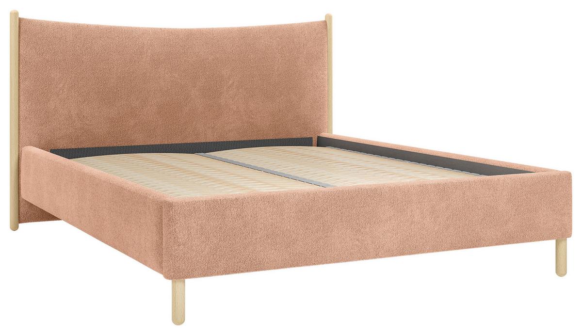 Polsterbett Nature Rostfarben Lf: 180x200 Cm - Rostfarben/Buchefarben, MODERN, Holz/Holzwerkstoff (180/200cm) - MID.YOU