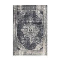 Flachwebteppich Vintage 8400 Grau, 140x200 cm - Grau, KONVENTIONELL, Textil (140/200cm)
