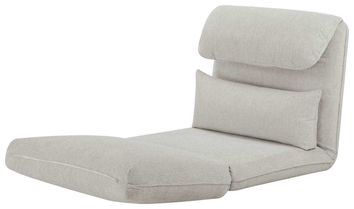 Schlafsessel Verve Beige B: 78 cm - Beige, Design, Textil/Metall (78/72/85cm) - Livetastic