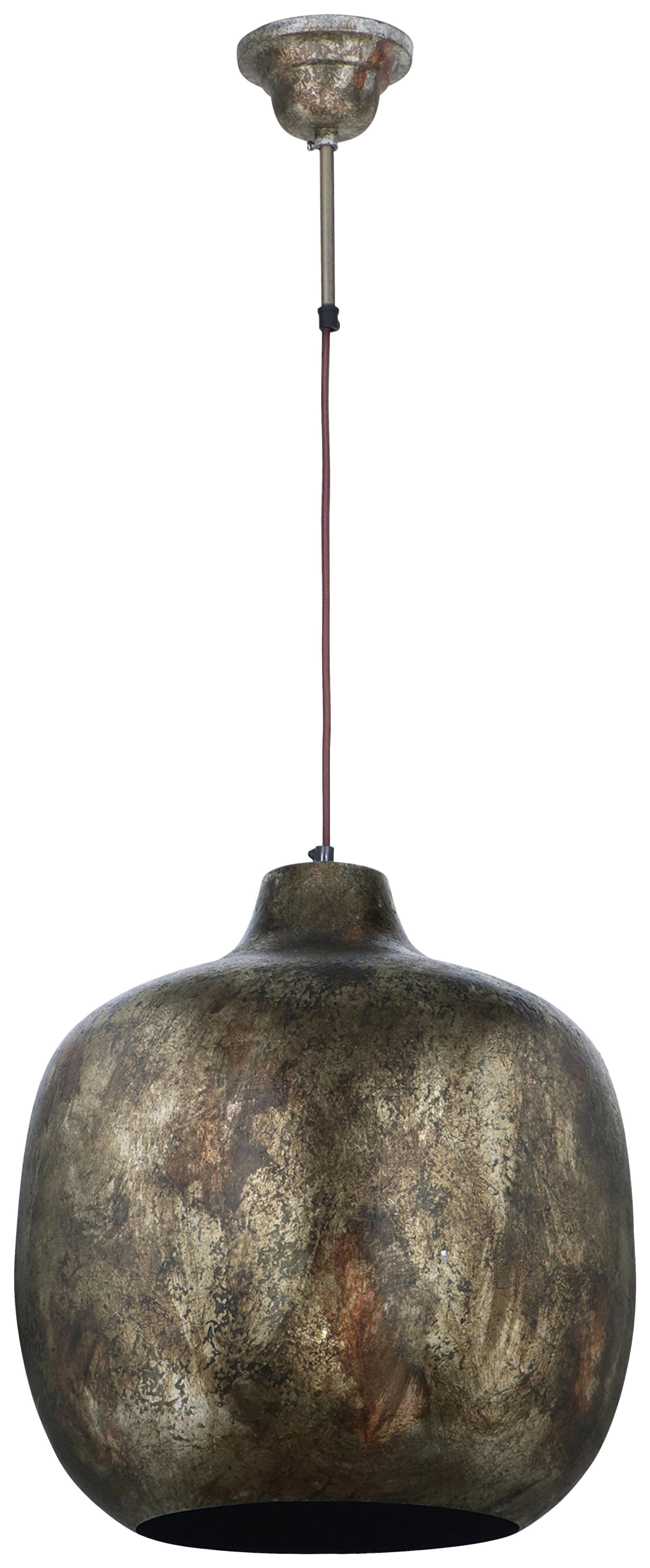 Hängeleuchte Sawyer 125 Goldfarben B: 40,5 cm - Goldfarben, Basics, Metall (40,5/40,5/43cm) - Kayoom