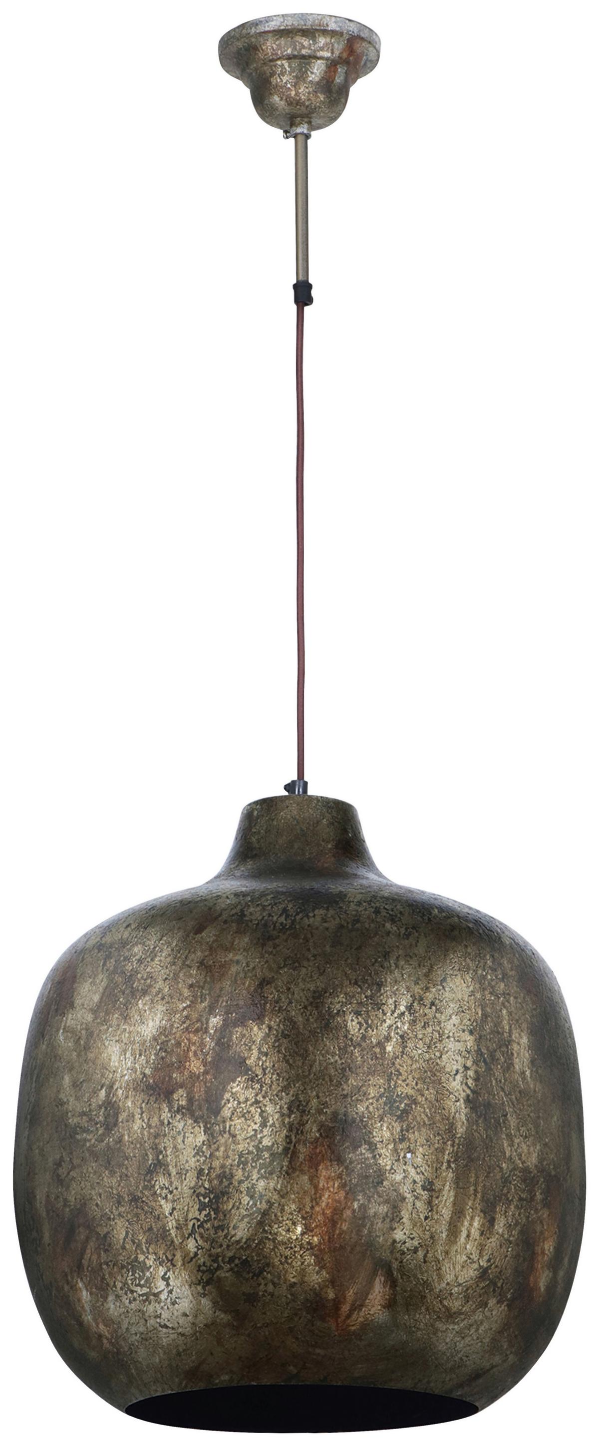 Hängeleuchte Sawyer 125 Goldfarben B: 40,5 cm - Goldfarben, Basics, Metall (40,5/40,5/43cm) - Kayoom