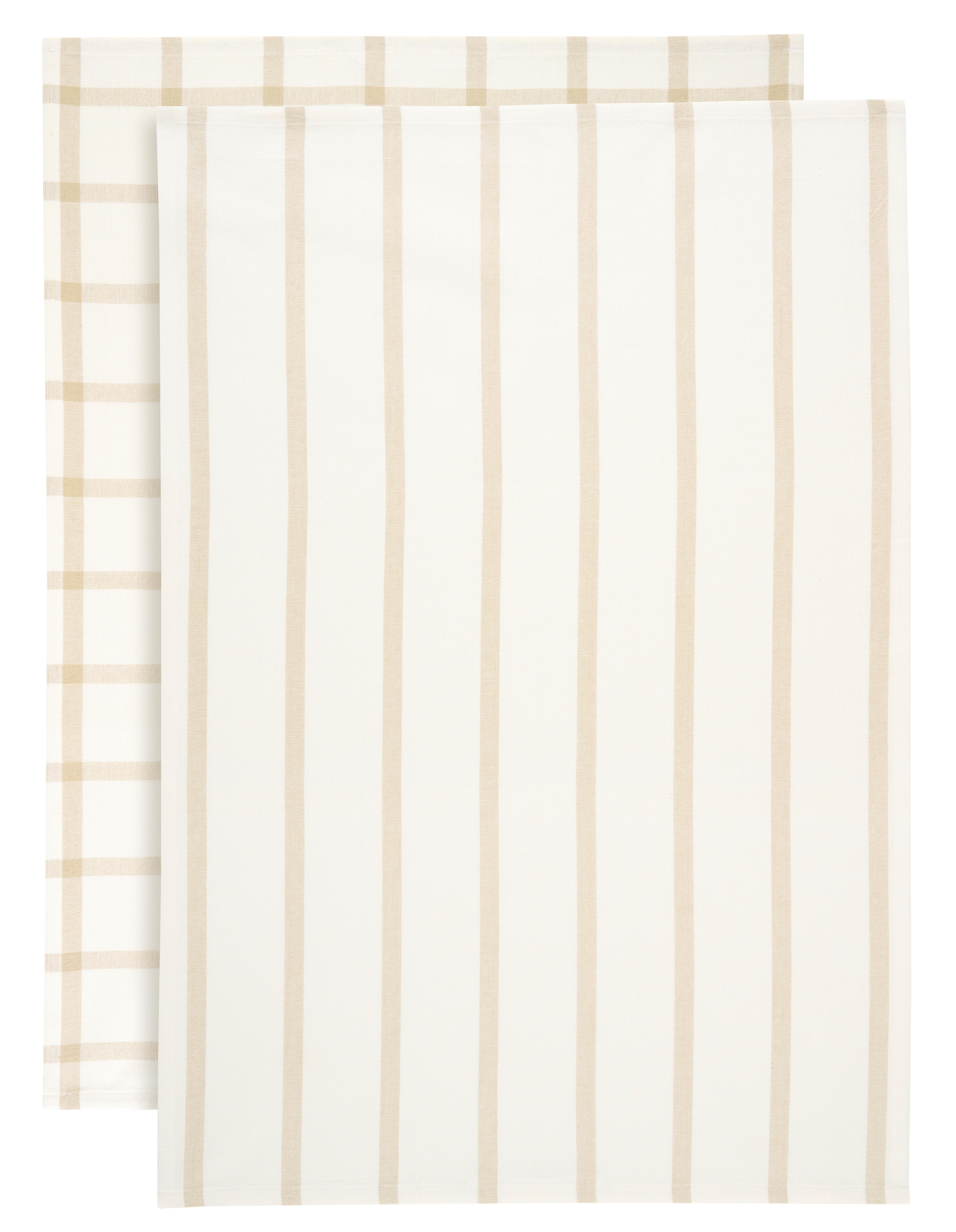 SADA UTIEROK NA RIAD EMMA - biela/béžová, Konventionell, textil (50/70cm) - Mömax