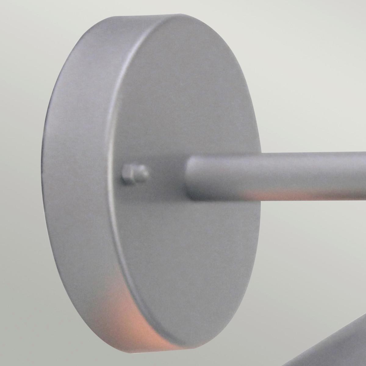 Außenwandleuchte Copenhagen - Silberfarben, KONVENTIONELL, Glas/Metall (23,6/22/26cm) - Elstead Lighting