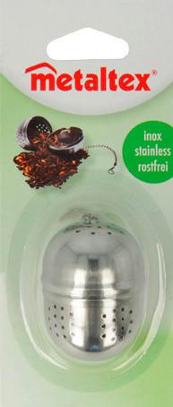 Teeei/teesieb  Myles Chrom Bxhxt: 6,8x16x4,5 Cm - Edelstahlfarben, Basics, Metall (6,8/16/4,5cm) - Metaltex