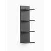 Wandregal Eolo Anthrazit B: 23,2 cm - Anthrazit, Trend, Holzwerkstoff (23,2/75/16,8cm)